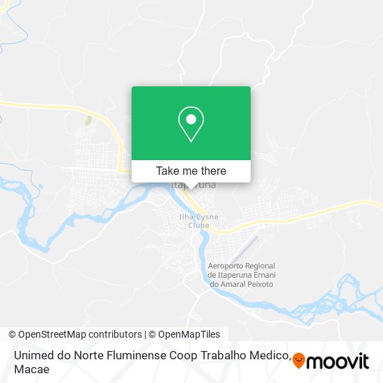 Unimed do Norte Fluminense Coop Trabalho Medico map