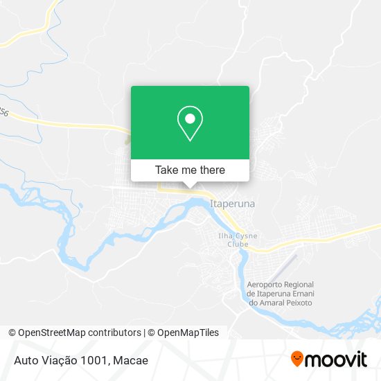 Auto Viação 1001 map