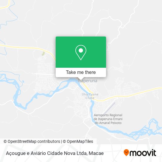 Açougue e Aviário Cidade Nova Ltda map