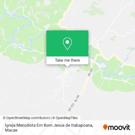 Igreja Metodista Em Bom Jesus de Itabapoana map