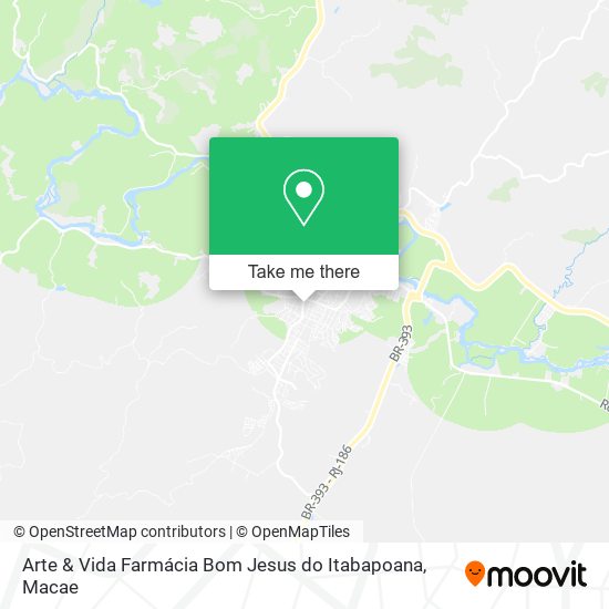 Arte & Vida Farmácia Bom Jesus do Itabapoana map