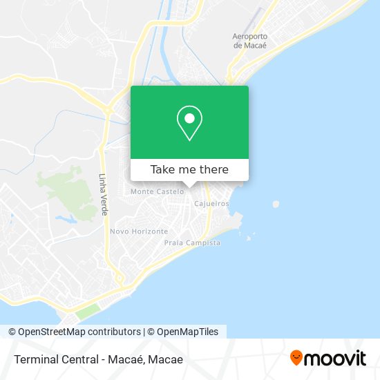 Terminal Central - Macaé map