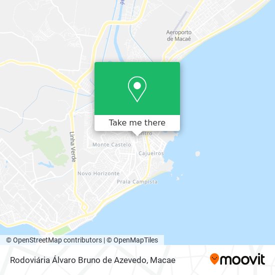 Rodoviária Álvaro Bruno de Azevedo map