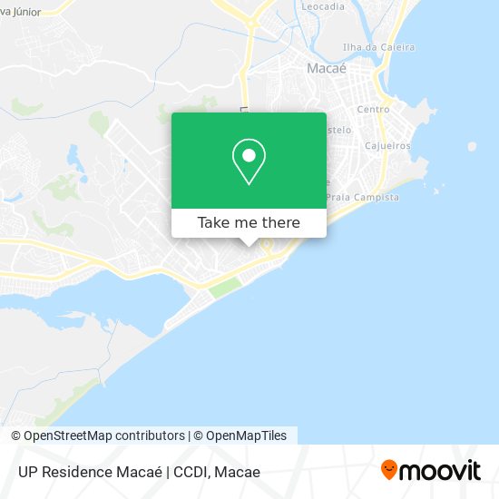 UP Residence Macaé | CCDI map