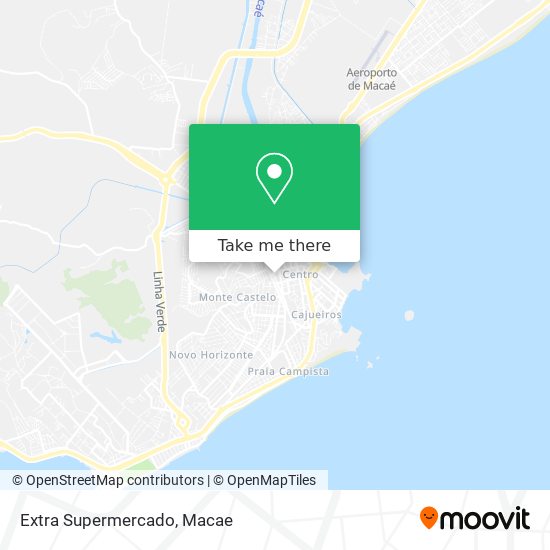 Extra Supermercado map