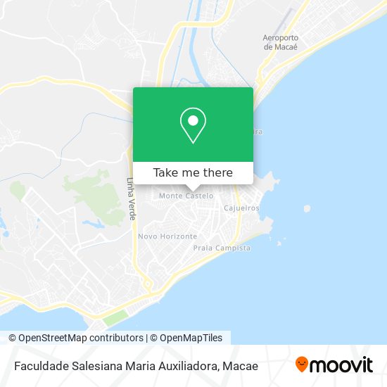 Faculdade Salesiana Maria Auxiliadora map