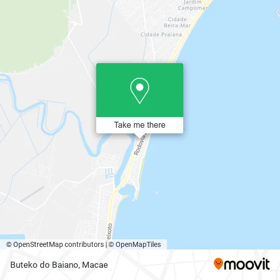 Buteko do Baiano map