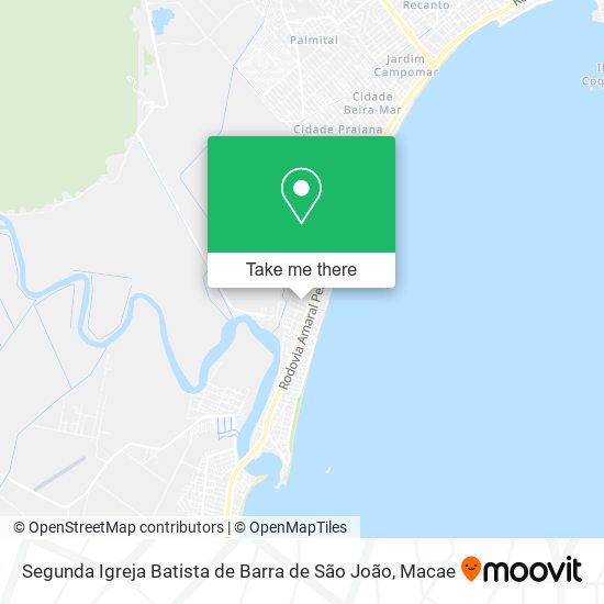 Segunda Igreja Batista de Barra de São João map