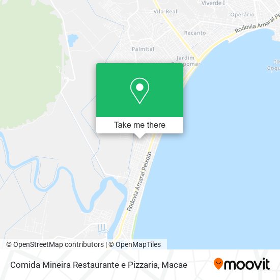 Comida Mineira Restaurante e Pizzaria map