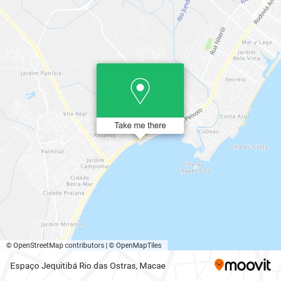 Espaço Jequitibá Rio das Ostras map