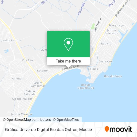 Gráfica Universo Digital Rio das Ostras map