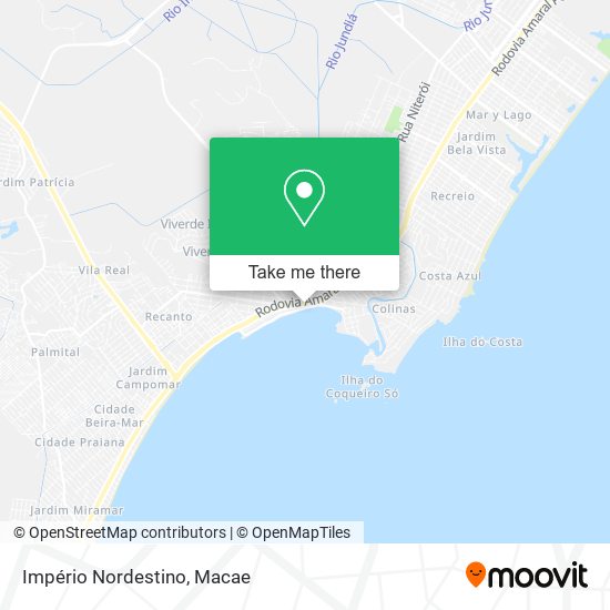 Império Nordestino map