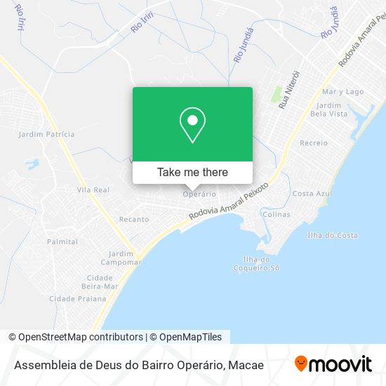 Assembleia de Deus do Bairro Operário map
