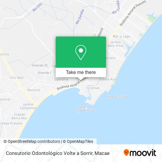 Consutorio Odontológico Volte a Sorrir map