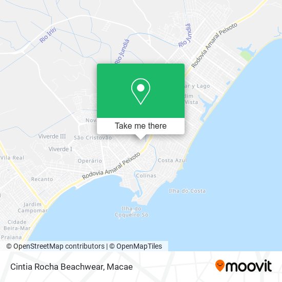 Cintia Rocha Beachwear map