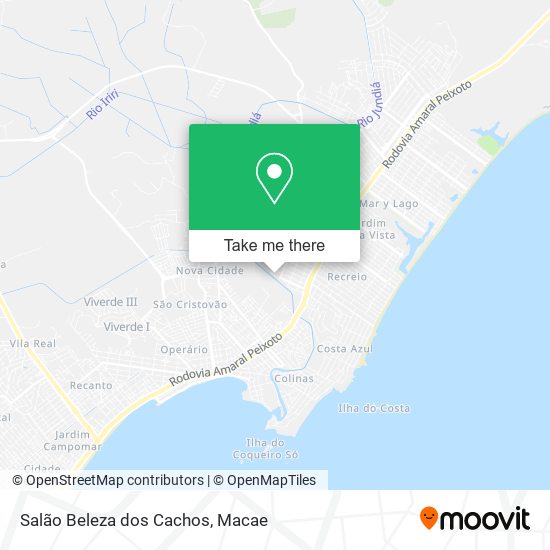 Salão Beleza dos Cachos map