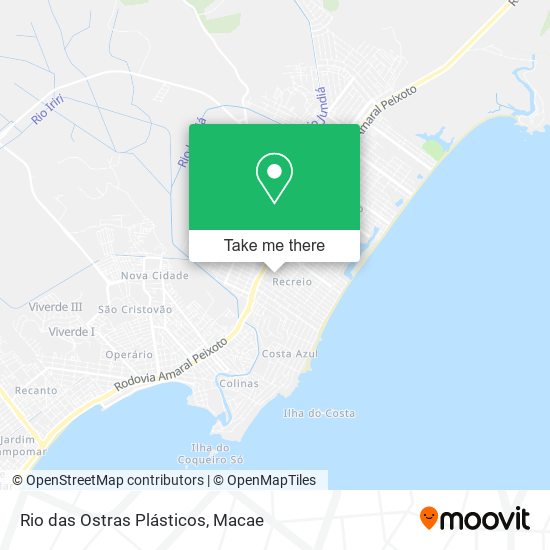 Rio das Ostras Plásticos map