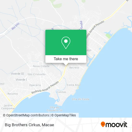 Big Brothers Cirkus map