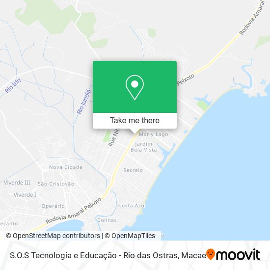 S.O.S Tecnologia e Educação - Rio das Ostras map