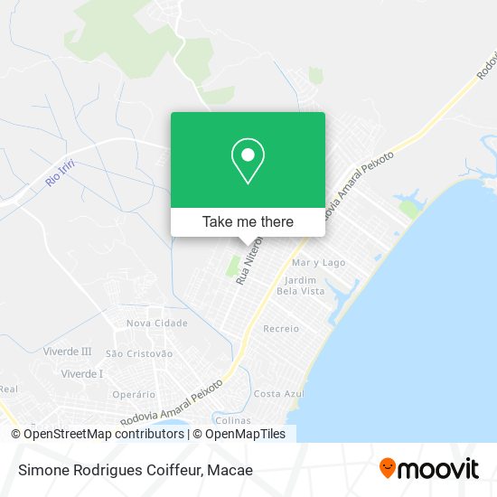 Simone Rodrigues Coiffeur map