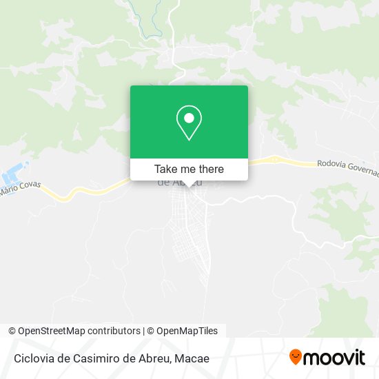 Ciclovia de Casimiro de Abreu map