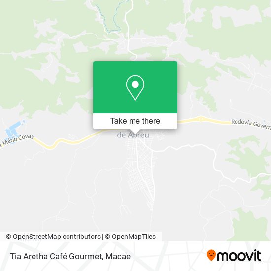 Tia Aretha Café Gourmet map