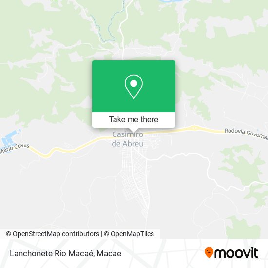 Lanchonete Rio Macaé map