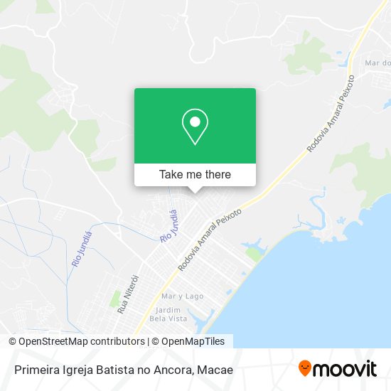 Primeira Igreja Batista no Ancora map