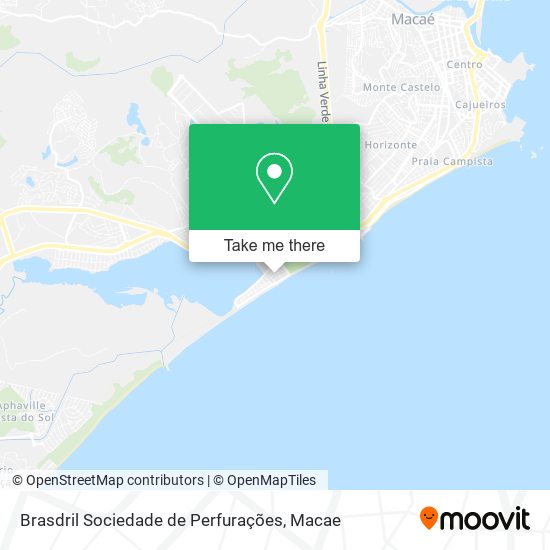 Brasdril Sociedade de Perfurações map