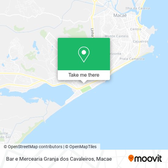 Bar e Mercearia Granja dos Cavaleiros map