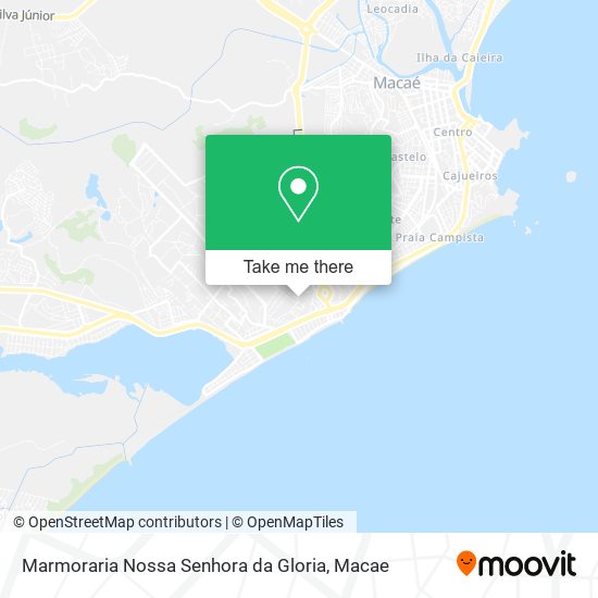 Mapa Marmoraria Nossa Senhora da Gloria