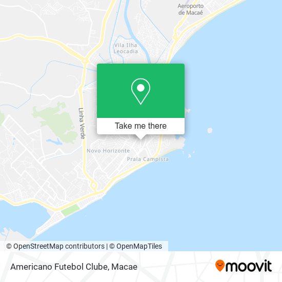 Americano Futebol Clube map