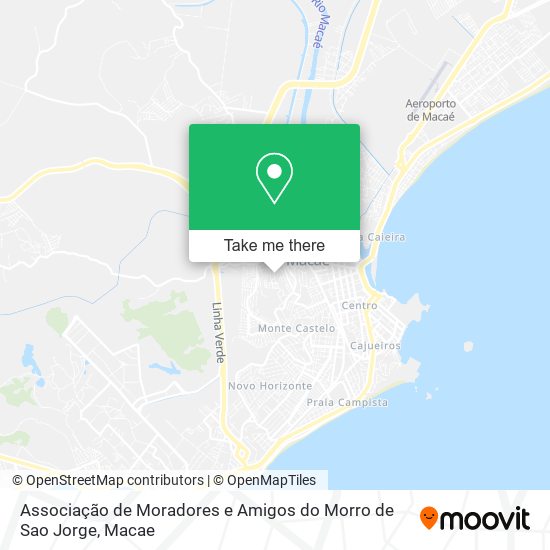 Associação de Moradores e Amigos do Morro de Sao Jorge map