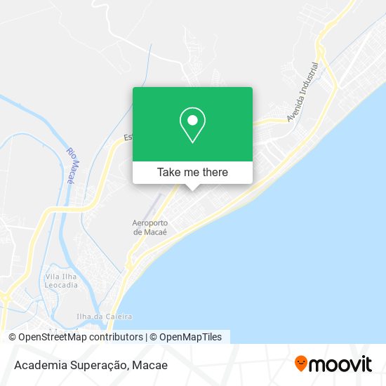 Mapa Academia Superação