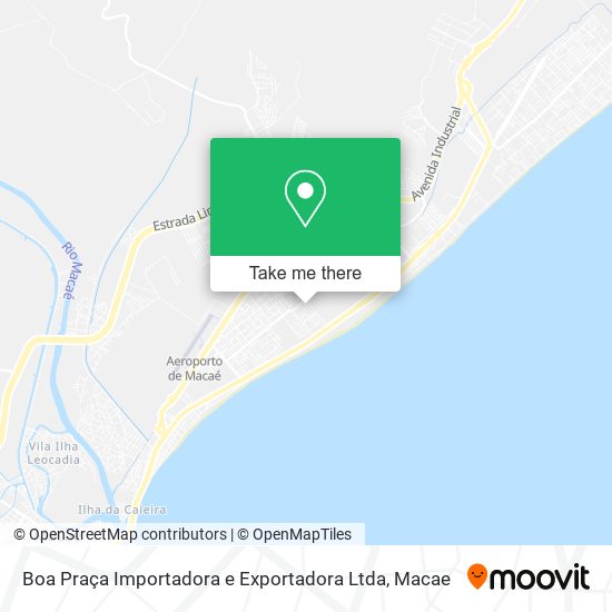 Mapa Boa Praça Importadora e Exportadora Ltda