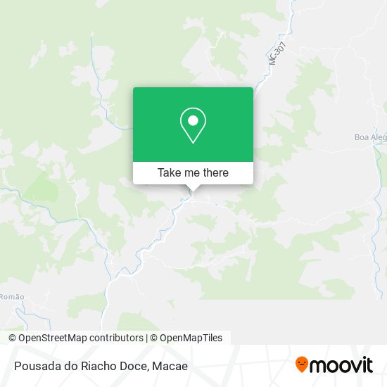Pousada do Riacho Doce map