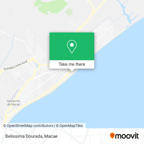 Belíssima Dourada map