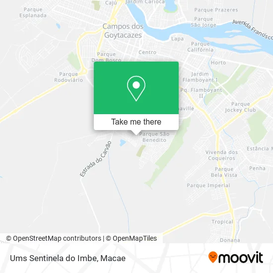 Ums Sentinela do Imbe map