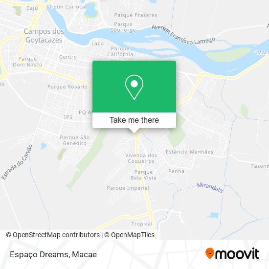 Espaço Dreams map