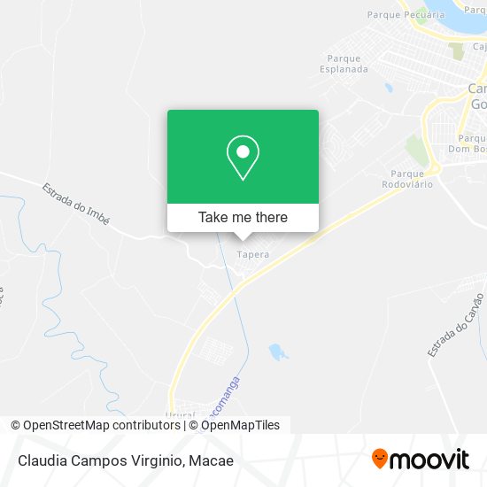Claudia Campos Virginio map