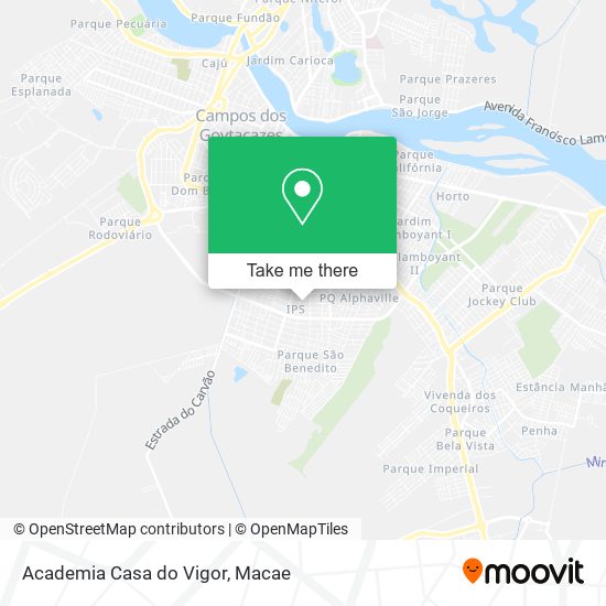 Academia Casa do Vigor map