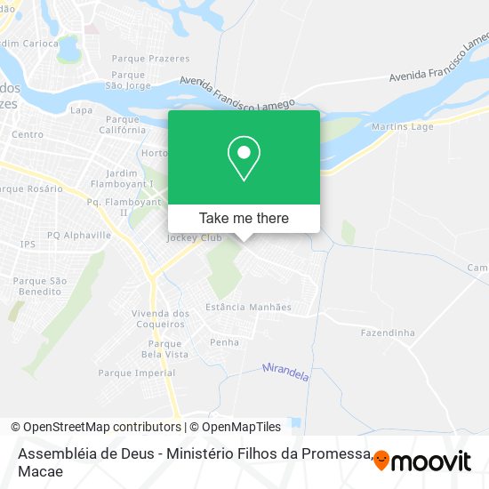Assembléia de Deus - Ministério Filhos da Promessa map