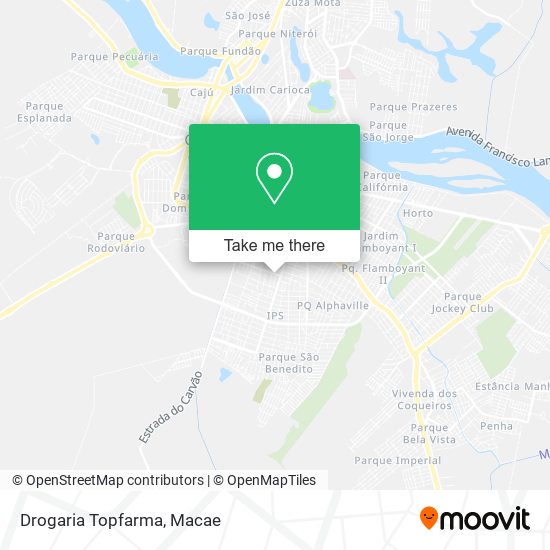 Drogaria Topfarma map