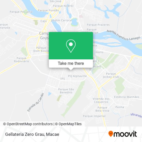 Gellateria Zero Grau map