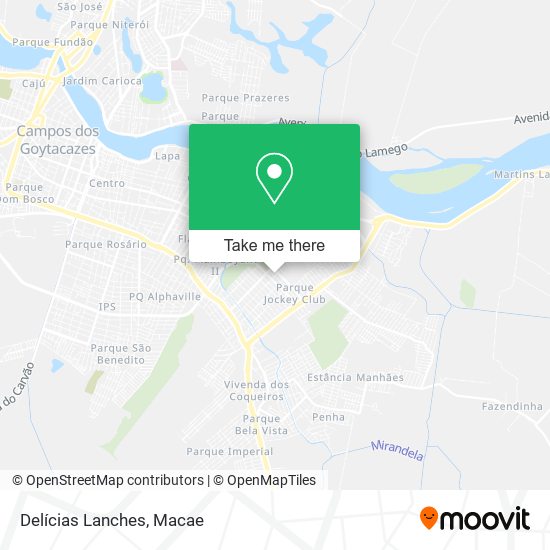 Delícias Lanches map