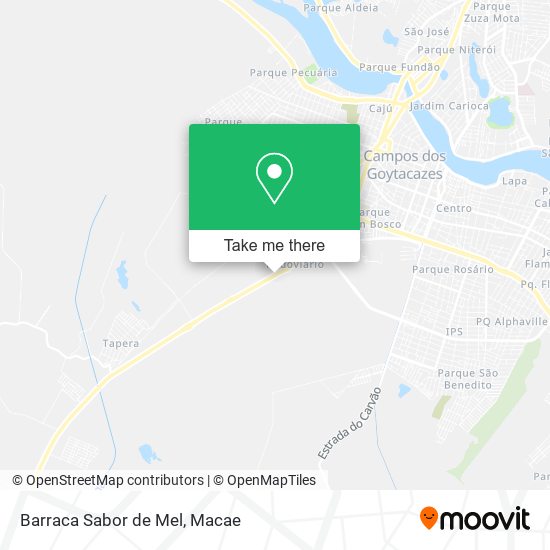 Barraca Sabor de Mel map