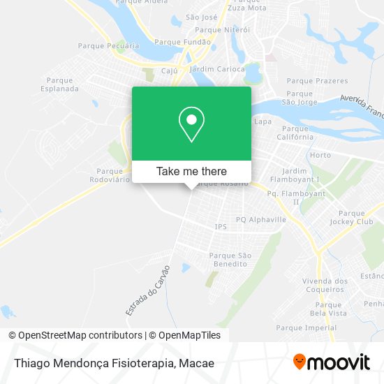 Thiago Mendonça Fisioterapia map