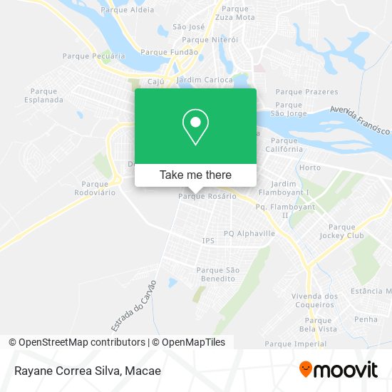 Rayane Correa Silva map