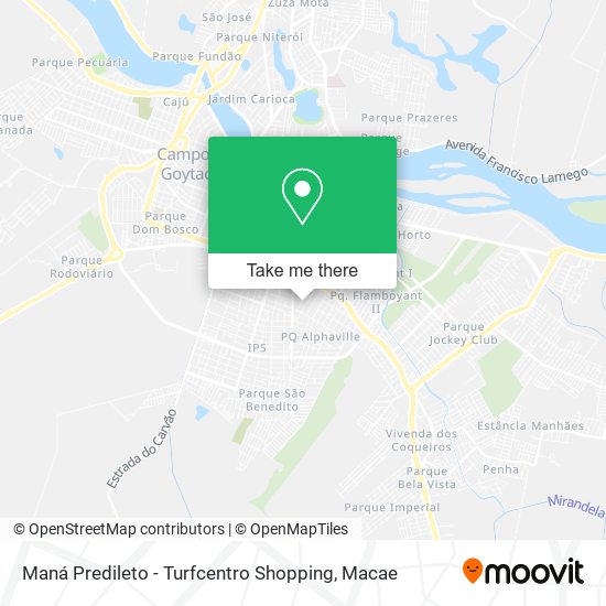 Maná Predileto - Turfcentro Shopping map