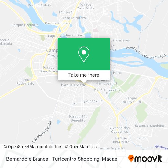 Bernardo e Bianca - Turfcentro Shopping map
